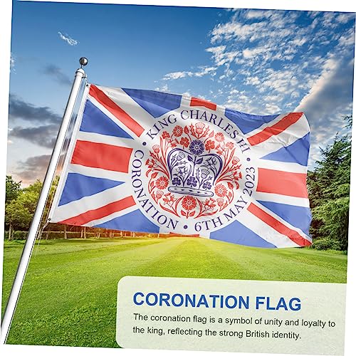 Drapeau Union Jack de qualité supérieure BESPORTBLE, lot de 2 bannières en polyester extérieur - 4