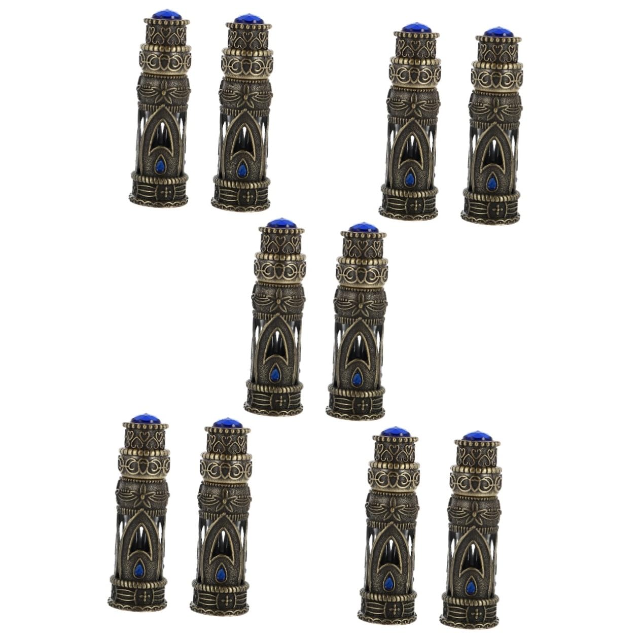 Beavorty 10 Stk Dubai-Parfümflasche Parfüme für den jahrestag Duftwasserflasche Parfüm für Frauen Parfümflaschen aus Glas Lagerung von ätherischen Ölen Mittlerer Osten Container