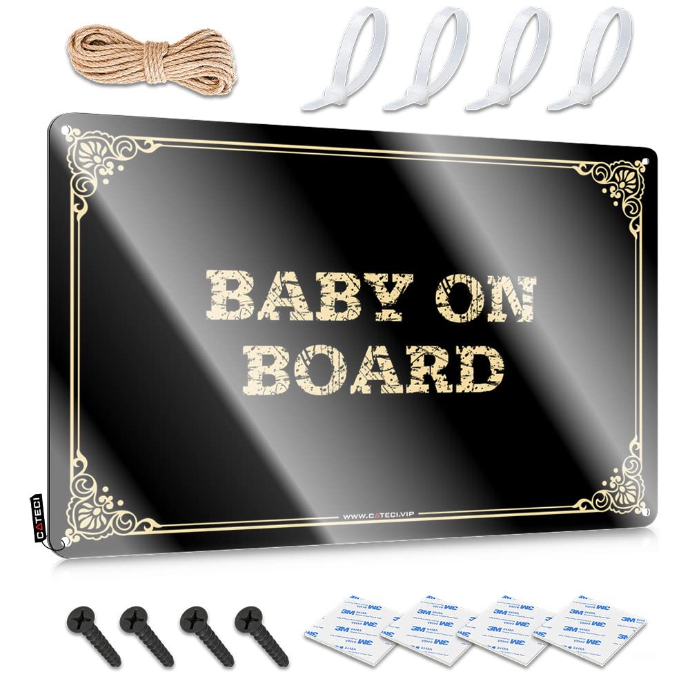 Tin Wall Decor Decaor Wall Decor | Baby On Board Feminist For Alcohol Home(30X40CM)