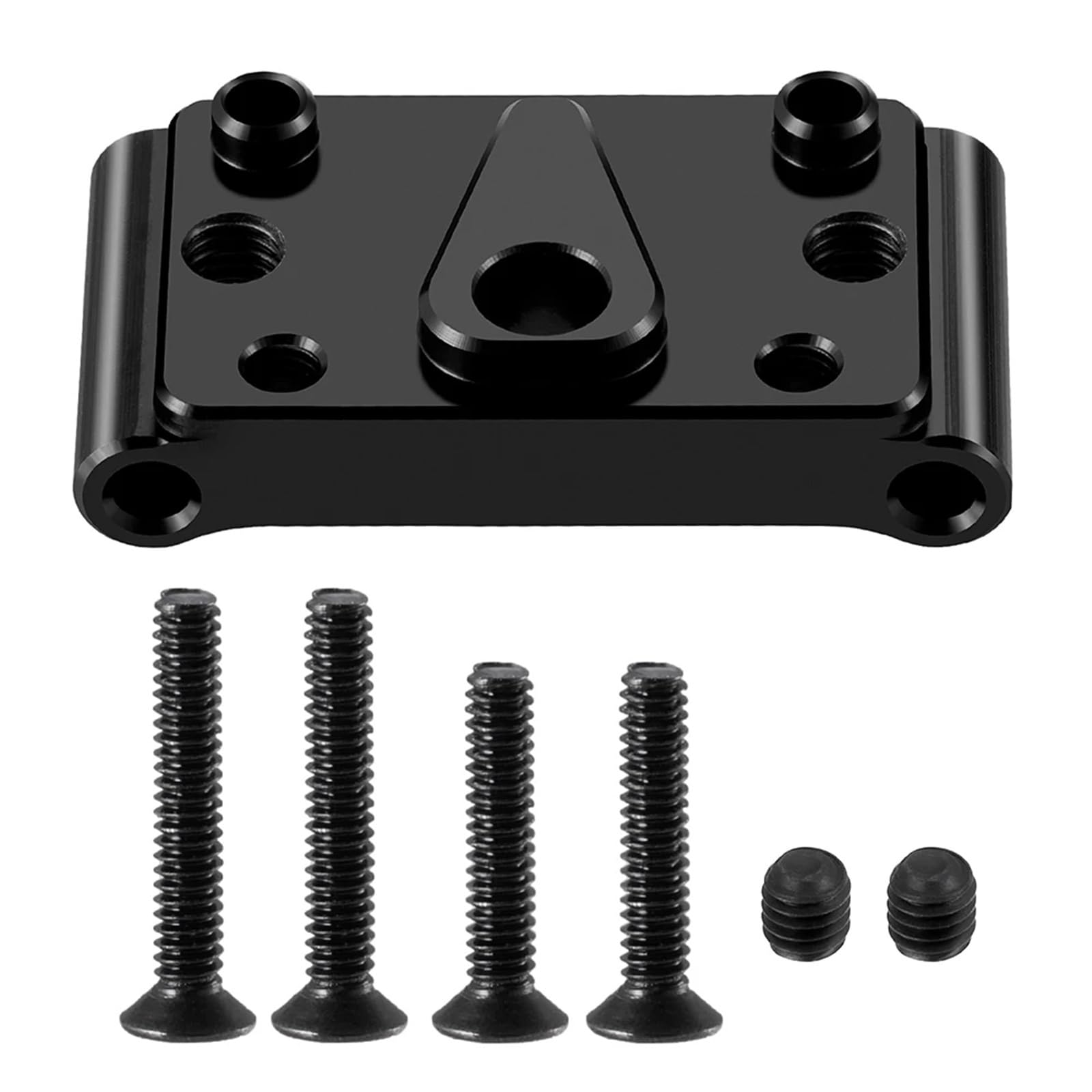 RC Coches Repuestos para Mini-B 2Wd 1/16 RC para Buggy Camión Modelo Piezas Mejora Aleación De Aluminio Conjunto Bloque Pivote Delantero Montaje Brazo