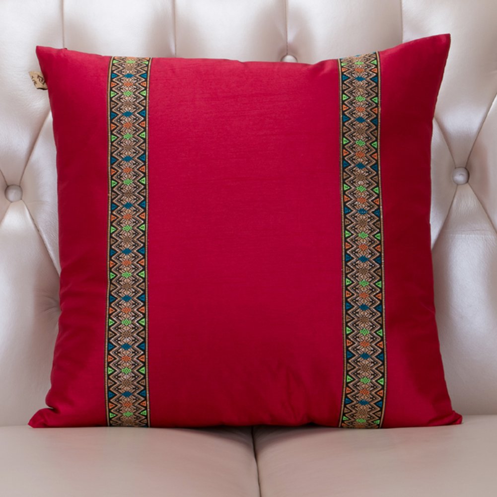 Oreiller style national chic en coton PP pour décoration canapé