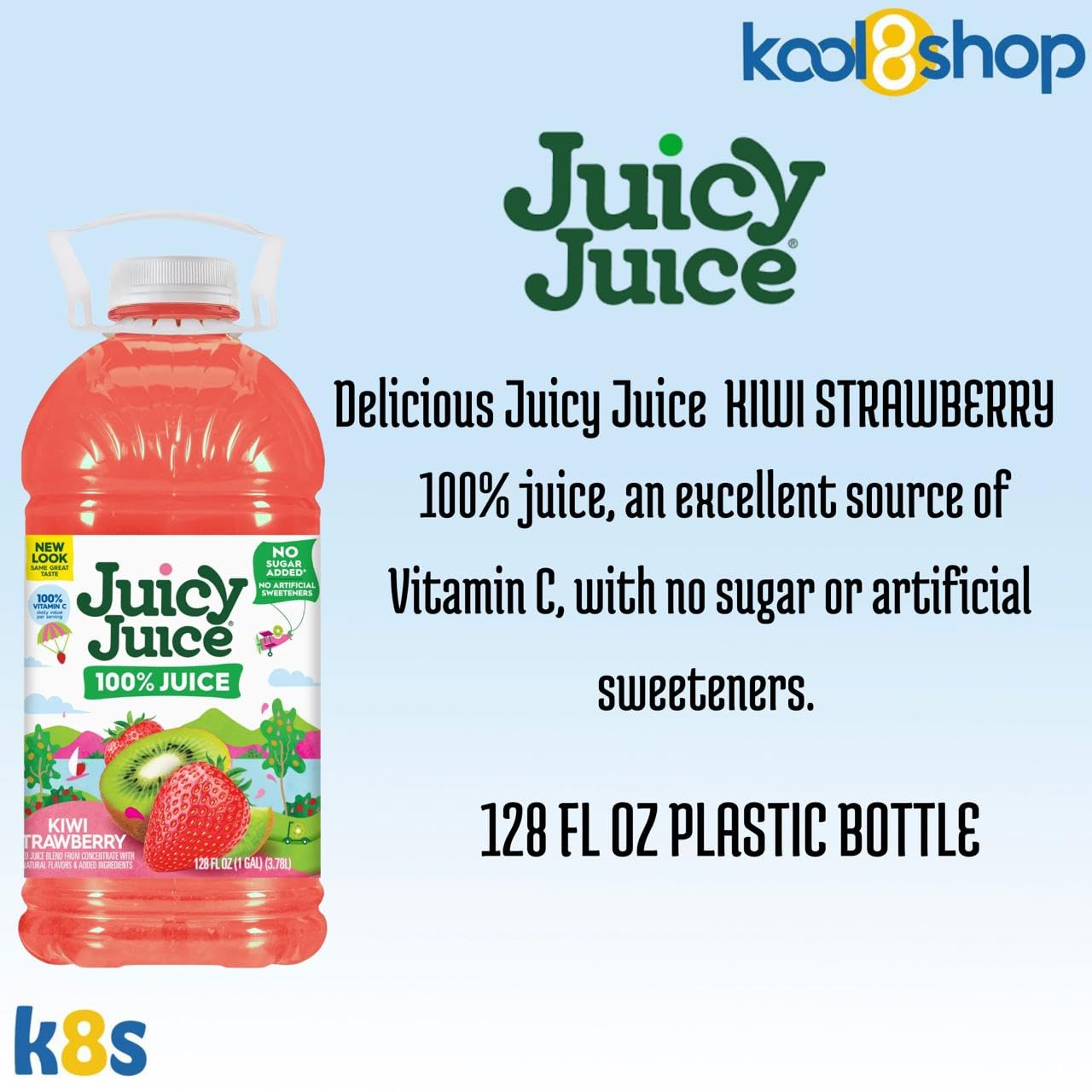 Amazon.com : Juicy Juice Kiwi Strawberry 100% Juice Vitamin C No