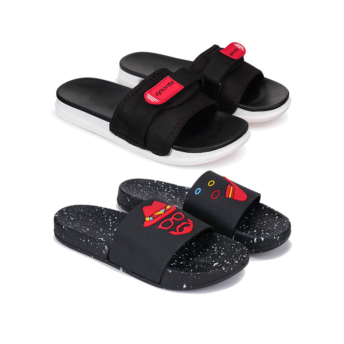 BERSACHE Mens Multicolor Flip & Flops & Slippers (B083HFSB87) Amazon Price History, Amazon Price Tracker