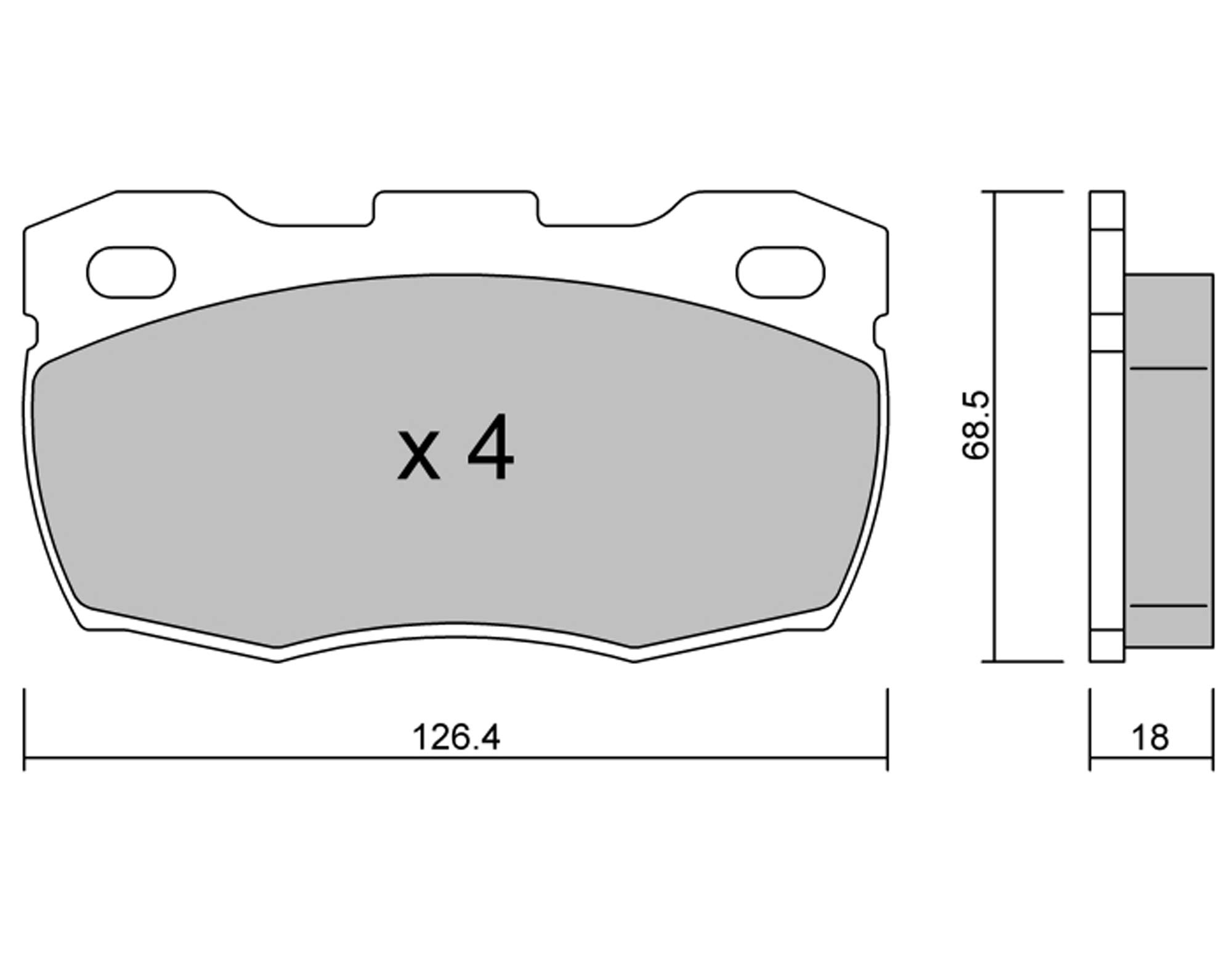 metelligroup22-0352-0 - Brake Pads