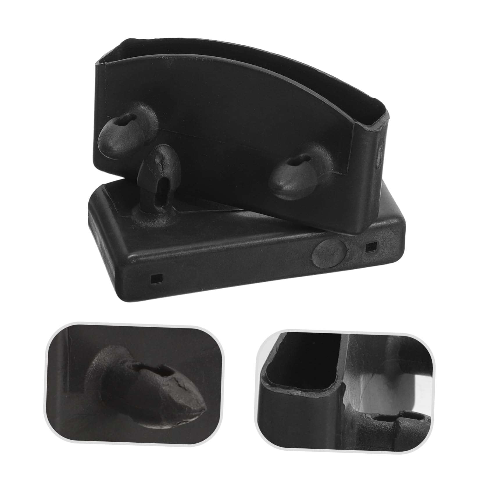 KICHOUSE 20 Piezas Hebillas De Montaje Para Somier De Lamas - Tapas Extremo De Plástico Para Cama Matrimonio, Doble O Litera. Accesorios Repuesto Para Marco De Cama