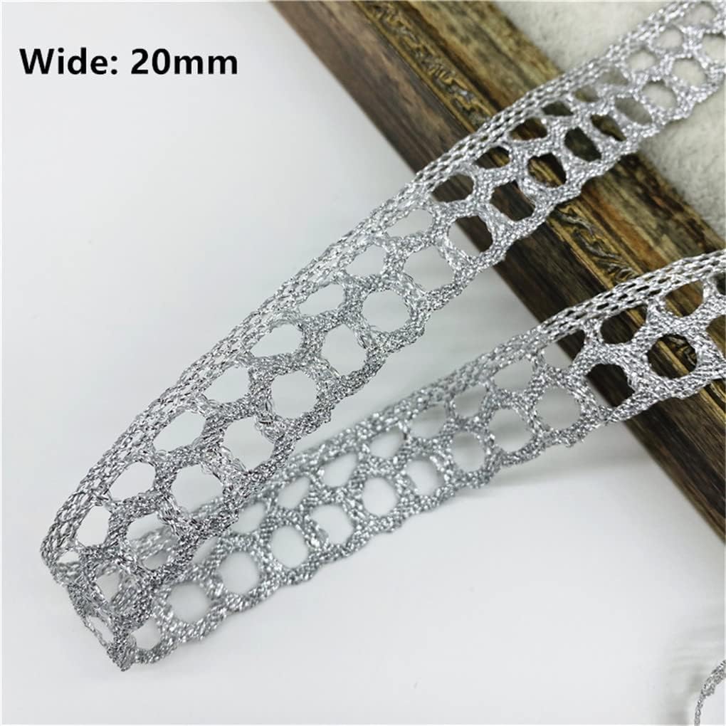 Spitzenband, 20 Mm Spitzenband for Bekleidung, Nähen, Stoffbesatz, Gehäkelter Baumwollstoff