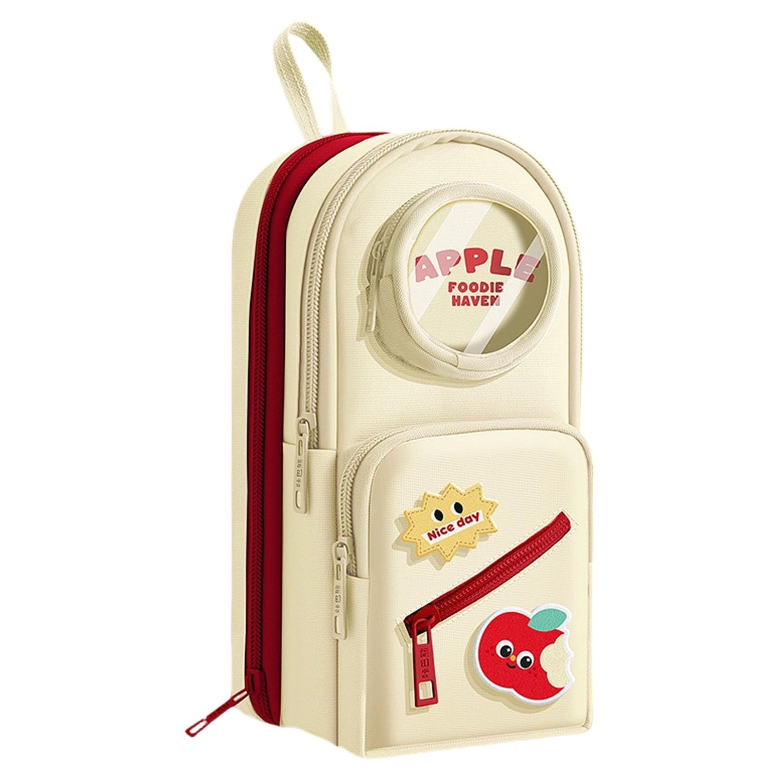 Estuche para lápices para niñas y niños, estuche de gran capacidad, organizador de papelería de diseño estético, ideal para suministros escolares y de oficina