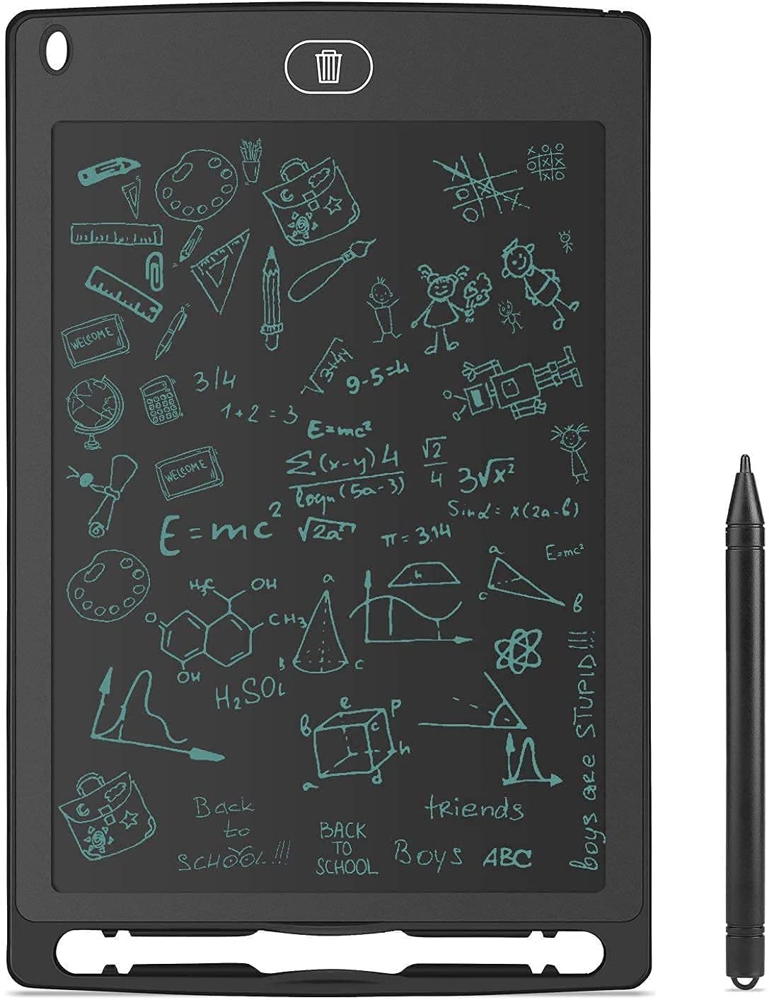HBD SALES LCD Writing Pad Tablet 8.5 Inch Electronic Writing Scribble Board for Kids Adults at Home School Office Portables Drawing Slate Board E-Note Pad Remove Button instant Erase (Multi colour- 1 pc)-image-25