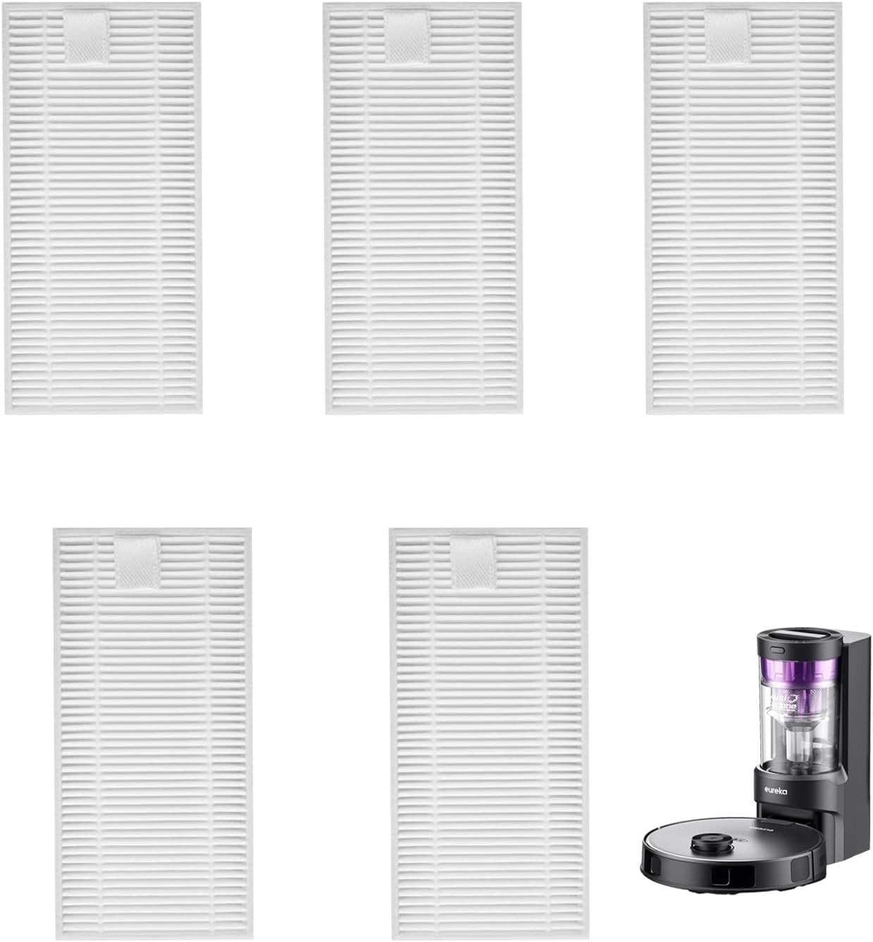 YDD Replacement Filters HEPA Compatible with Eureka E10s Vacuum Cleaner Accessories (5-Pack)