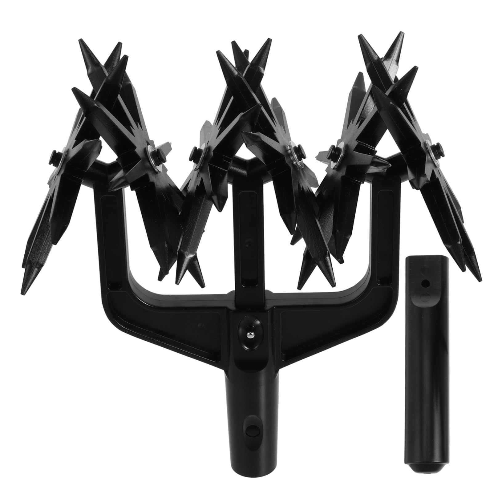 ibasenice Rotary Cultivator Tool 1 Set of Garden Soilscarifier Aerator for Tiller Cultivation