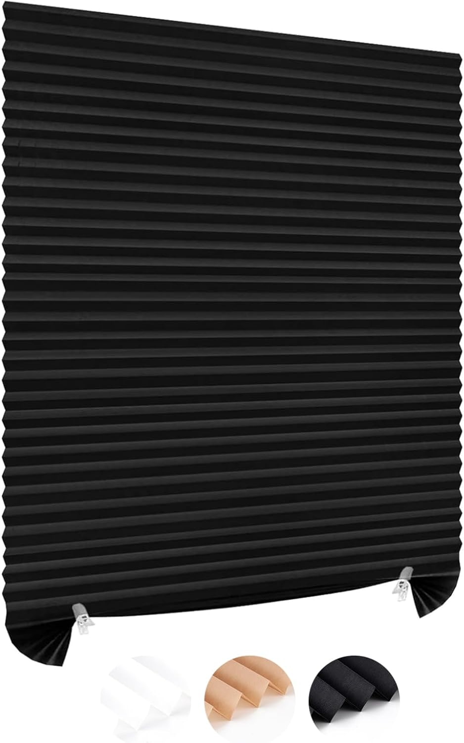 Stick on Window Shades Self Adhesive Window Shades Black 35x71 Inch