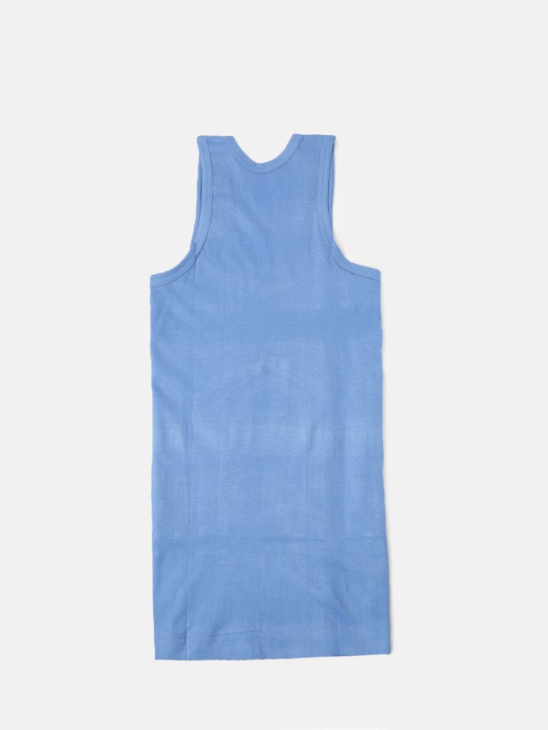 Lux Cozi Boy's Pack of 3 LT Blue Super Combed Cotton Round Neck Sleeveless Color Vest (Size : 70cm) 1