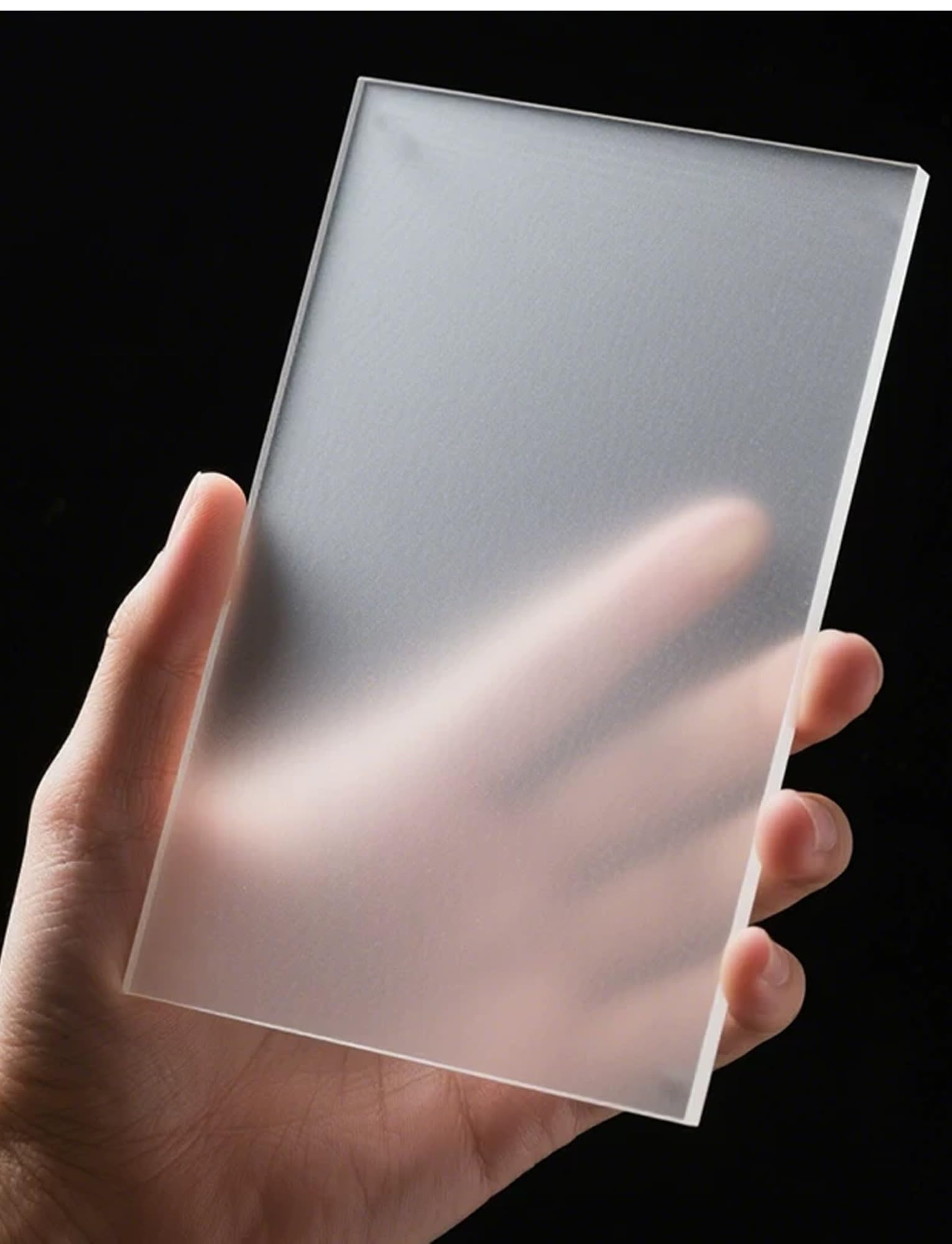 Foglio acrilico satinato, spesso plastica PMMA per display, progetti fai da te e segnaletica di lusso, doppio lato, diverse opzioni di spessore disponibili