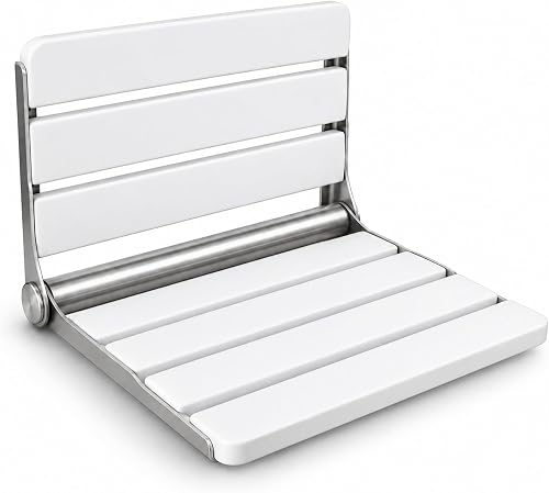 16" Foldable Shower Seat Wall Mounted