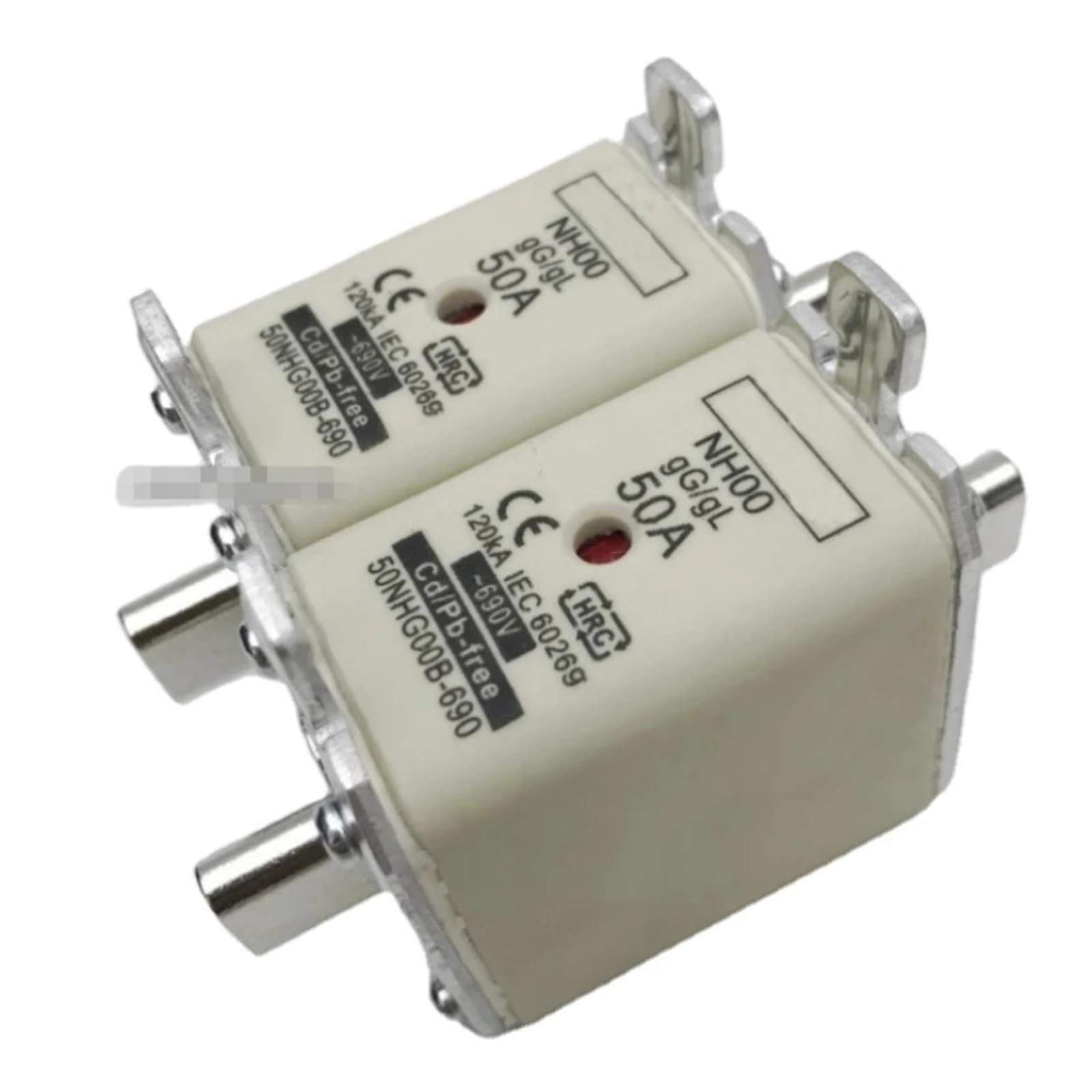 1 stücke Keramik thermosicherung typ 50NHG00B Kupfer sicherung HRC 50A 500V