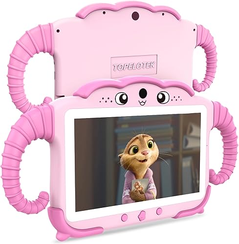 Tableta Android para niños de 3 a 7 años, tableta educativa para niños pequeños, tableta de 32 GB para tableta para niños con sistema Android, WiFi,