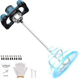 Geveelife Electric Cement Mixer - Adjustable Speed