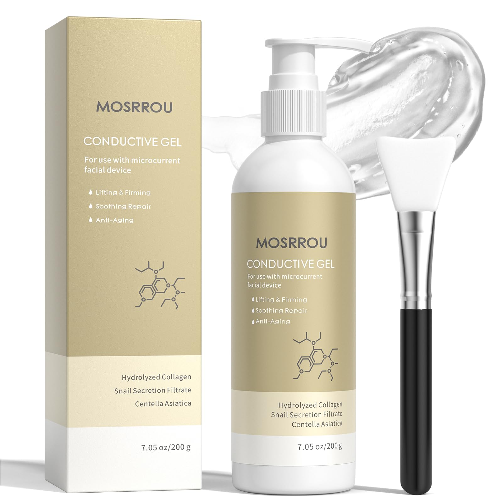 Amazon.com: MOSRROU Microcurrent Conductive Gel Hydrating Collagen