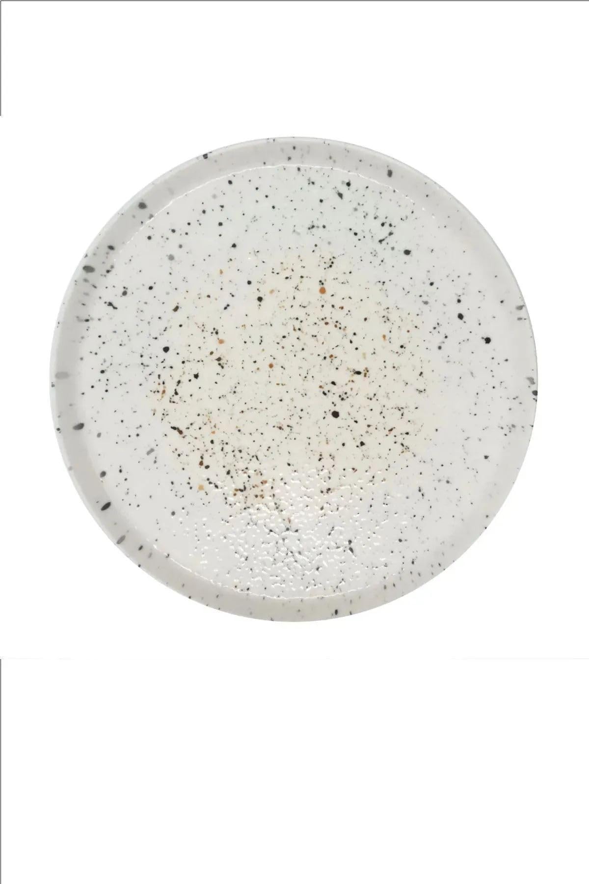 Elegante juego de cena de 18 piezas, 100% porcelana, color blanco. Incluye 6 platos de servicio (26 cm), 6 cuencos (14 cm), 6 platos (20 cm), apto para lavavajillas y microondas