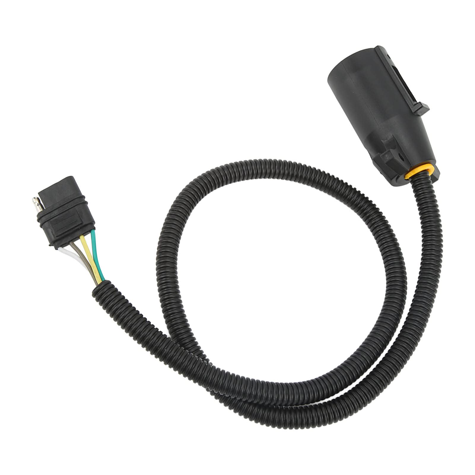 Ausla Cable Conector de Remolque de 7 Vías, Material Impermeable, Convierte Arnés de Cableado Eléctrico Duradero Plano de 7 Vías en 4 para Remolques, Caravanas, Autocaravanas
