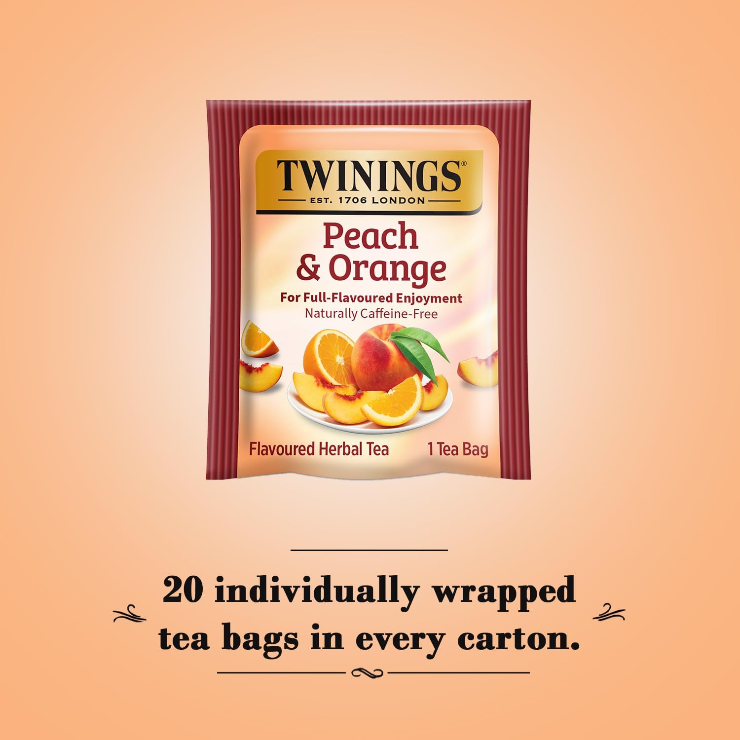 Twinings Camomile And Orange Herbal Tea Bags, 20 Tea Bags (Pack Of 2 - View #3