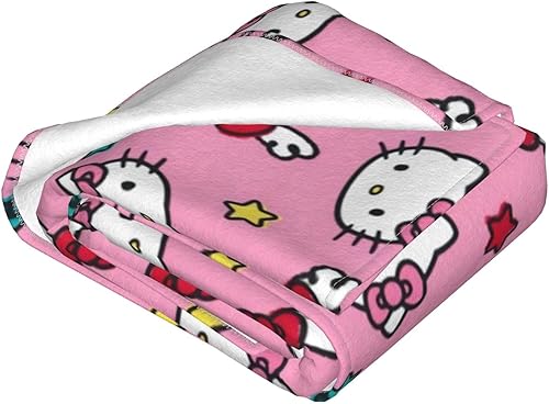 Miniatura 4 de Bonita manta de dibujos animados  Manta súper suave para dormitorio, sala de estar, cama, sofá, regalo para niños y adultos 02 50 x 40 pulgadas