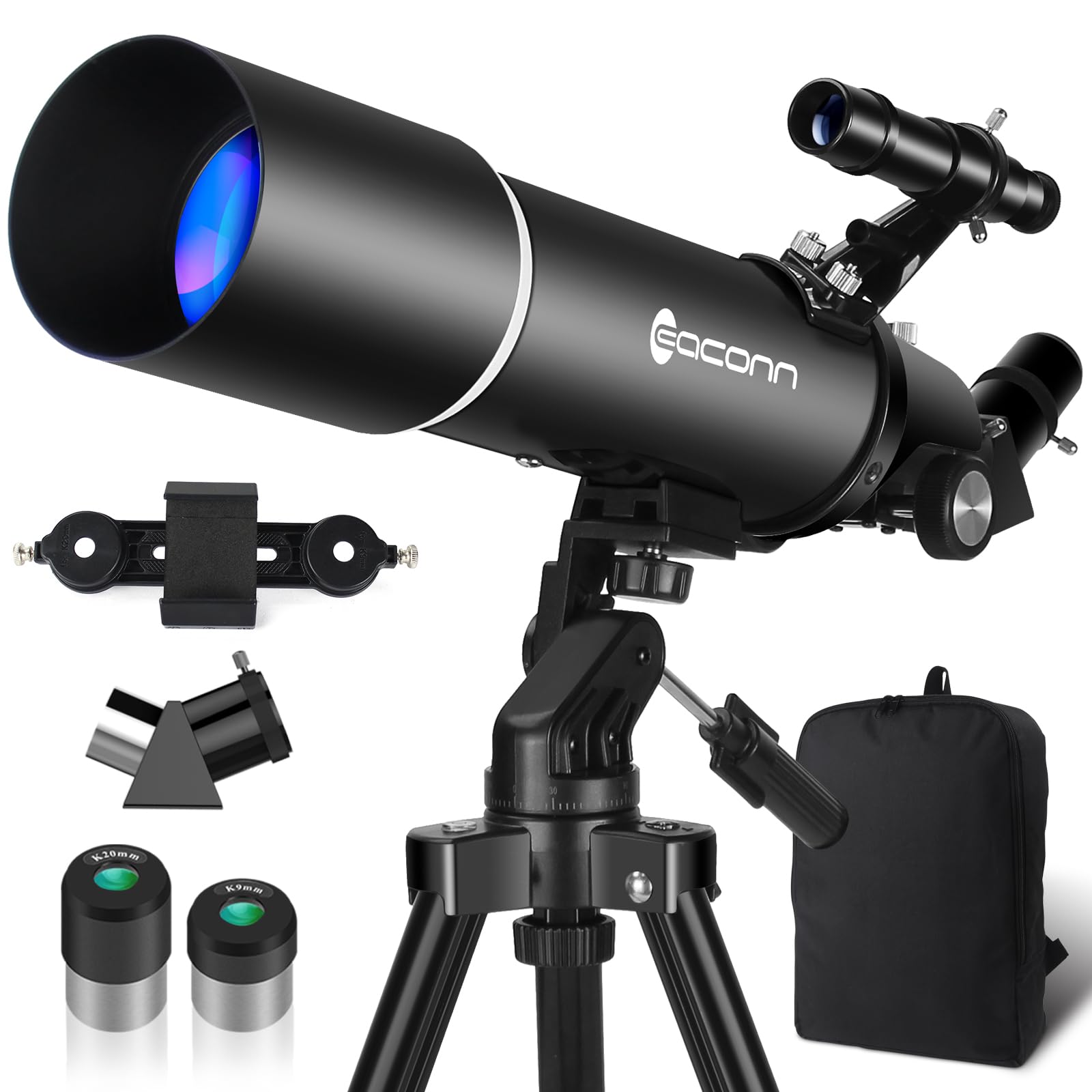 Telescope For Adults Beginners, 70mm Aperture 400mm AZ Mount Fully - View #8