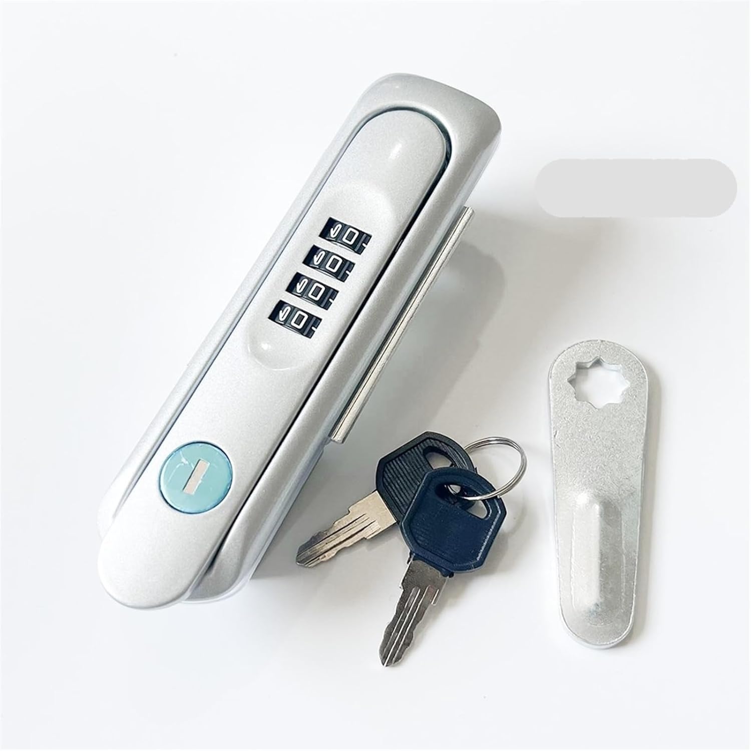 Password Lock Charging Pile Network Electrical Control Cabinet Toolboks Handle Password Lock 1Pcs(Black)