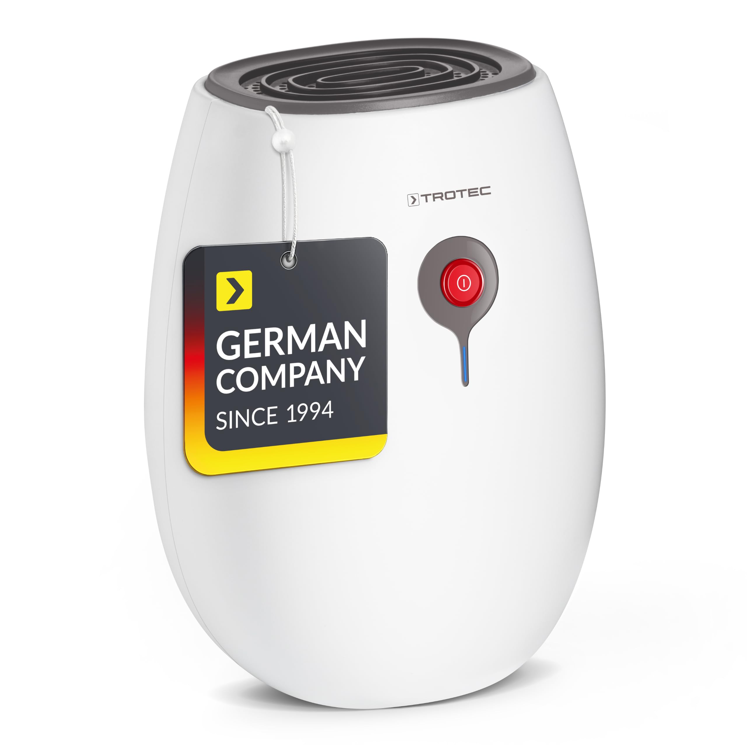 TROTEC TTP 2 E mini deumidificatore Peltier, 0,22 l/24 h, bianco | Per ambienti fino a 5 m²/12,5 m³, compatto e silenzioso, ideale per piccoli locali domestici