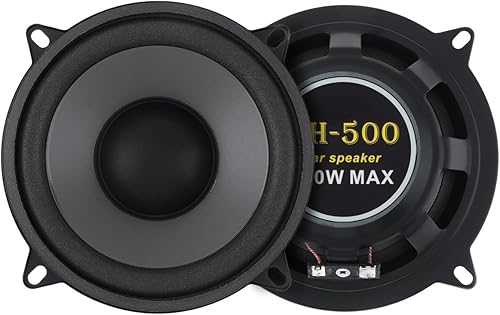 2 piezas 5 pulgadas 500 W 2 vías coche HiFi Coaxial altavoz puerta del vehículo Auto Audio Música estéreo gama completa altavoces de frecuencia