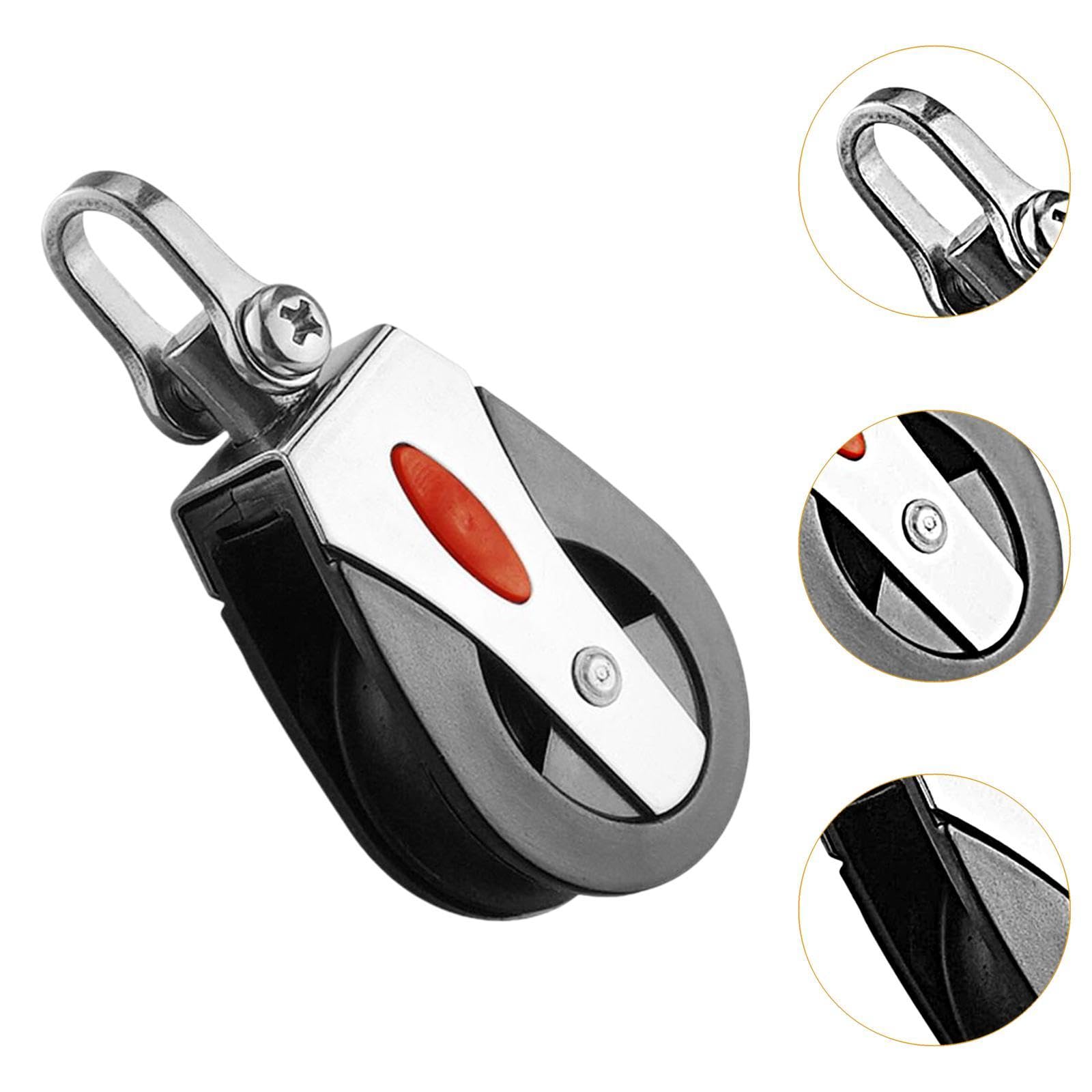 Polea de Cable con Cojinete Suave y Silencioso, Accesorio Multiusos para Tendedero, Rueda Giratoria