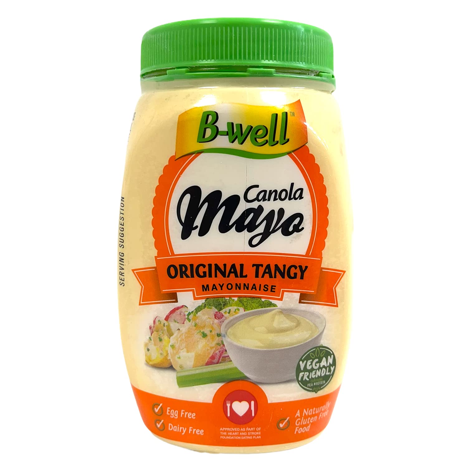 B-Well Original Tangy Canola Mayo Egg Free Dairy Free South African Mayonnaise 750g (ORANGE)