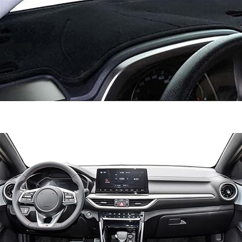 Miniatura 9 de UNKOMN Cubierta interior del salpicadero del coche para Kias K3 Cerato 2019-2022 LHD RHD alfombra alfombra parasol alfombra anti-UV 2021 2020 (color