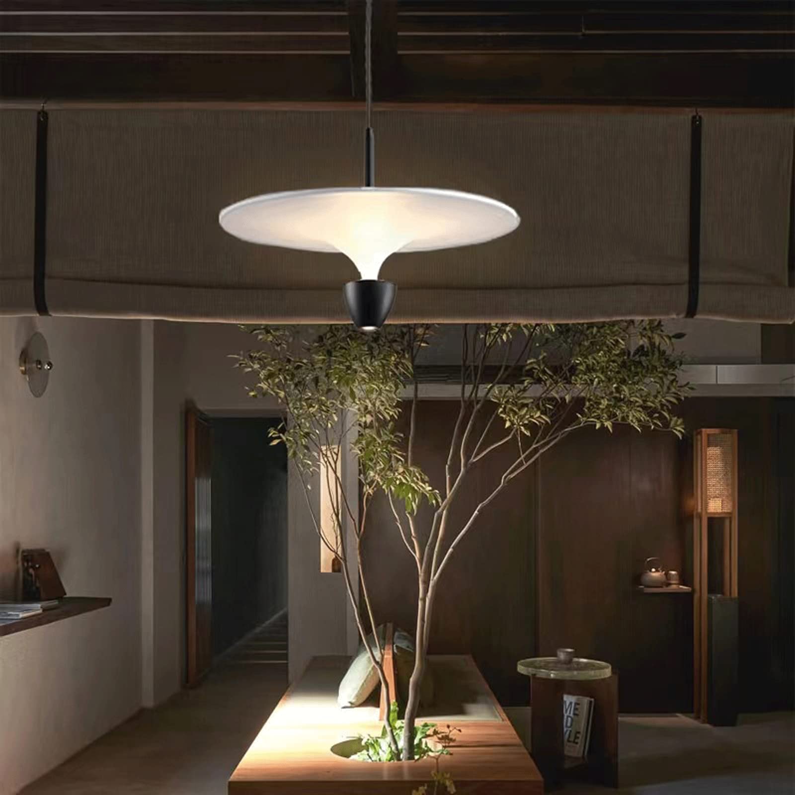 Lampy wiszące Wyspa kuchenna, Lampy wyspowe LED 8 W, Pojedyncza oprawa sufitowa wisząca, Oświetlenie wiszące Nowoczesna lampa wisząca sufitowa, Pokój dzienny, Jadalnia, Bar, Kawiarnia, Jadalnia itp.