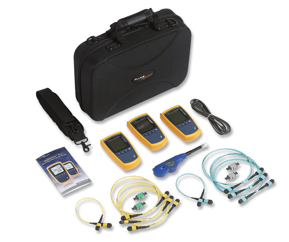 Fluke Networks MFTK-MM850-SM1550 MultiFiber Pro Multimode & 1550 nm Singlemode Kit