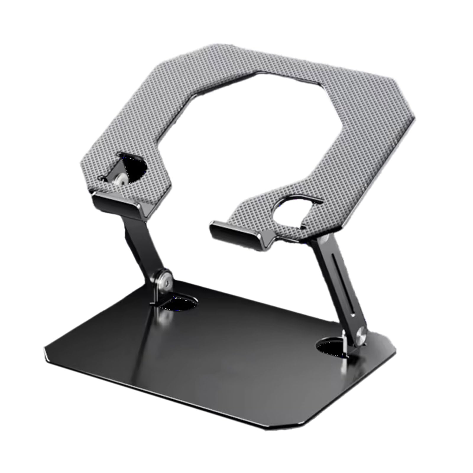 Doppelarmiger, großer Ausschnitt, kühlender Gaming Laptop Ständer, Verstellbarer Metall Tablet für 11-Zoll und 12-Zoll Geräte, Tablet Halterung