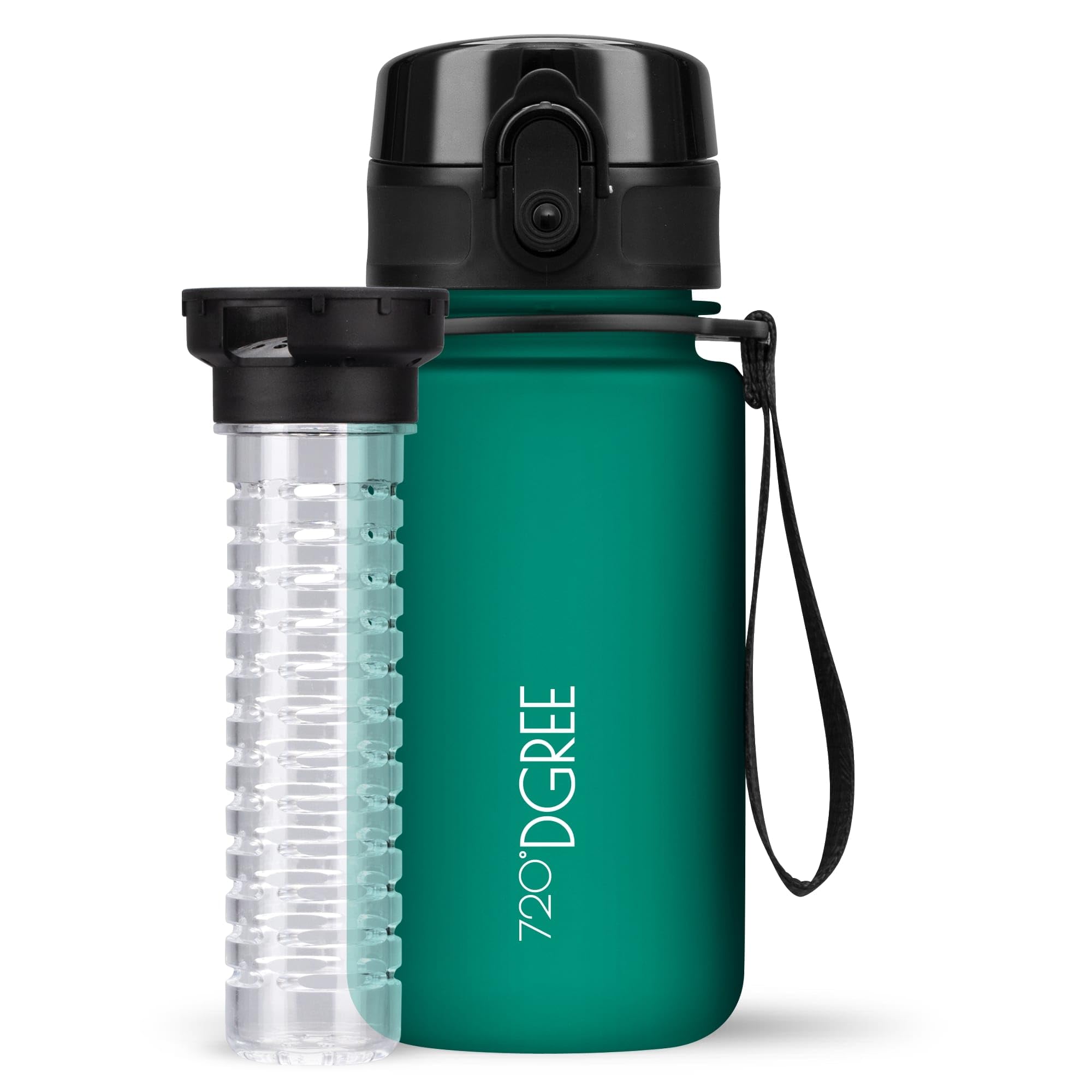 720°DGREE Botella Agua 1 Litro “uberBottle“ - Tamiz-Fruta, softTouch - Sin BPA, Prueba de Fugas, Reutilizable - Cantimplora, Water Bottle ideal para Deporte, Fitness, Gimnasio, Senderismo, Ciclismo — view 193