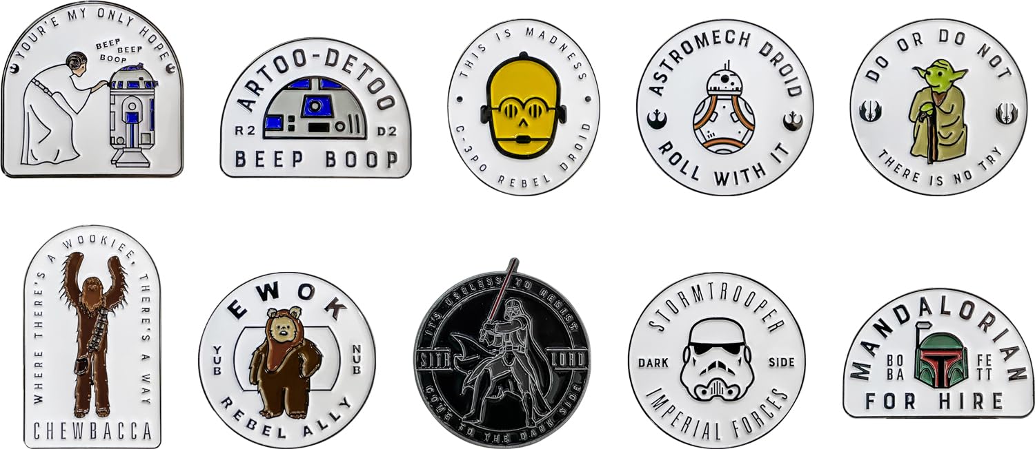 Amazon.co.jp: STAR WARS SAGA ブラインドピンバッジB※全10種 IBA318
