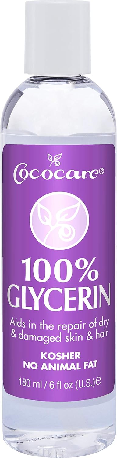 Cococare 100% Glycerin - Pack of 2 - Glycerin for Beauty Care - 6 fl oz
