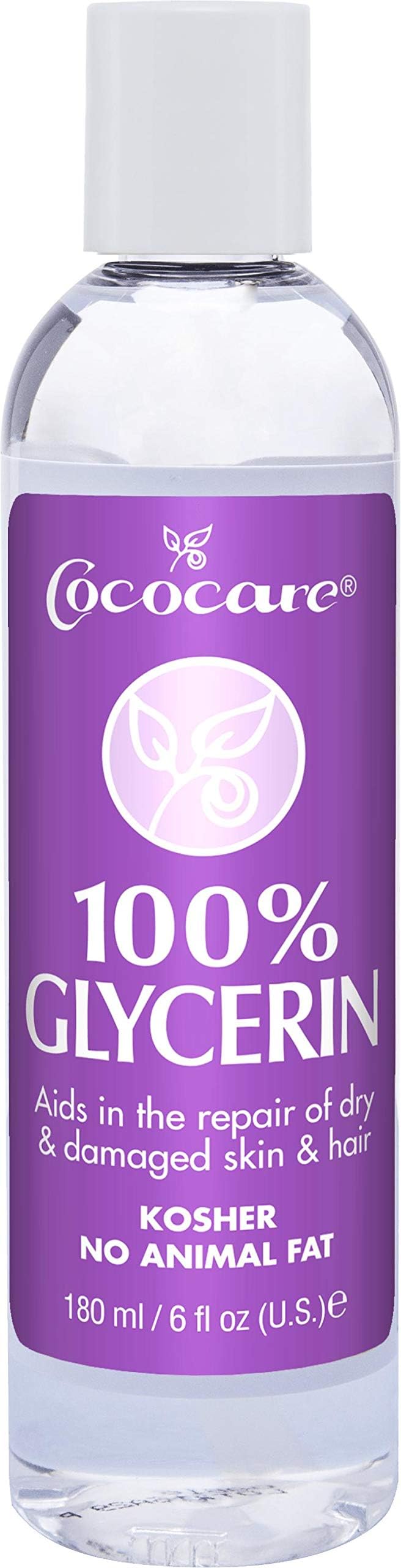 Cococare 100% Glycerin - Pack of 2 - Glycerin for Beauty Care - 6 fl oz