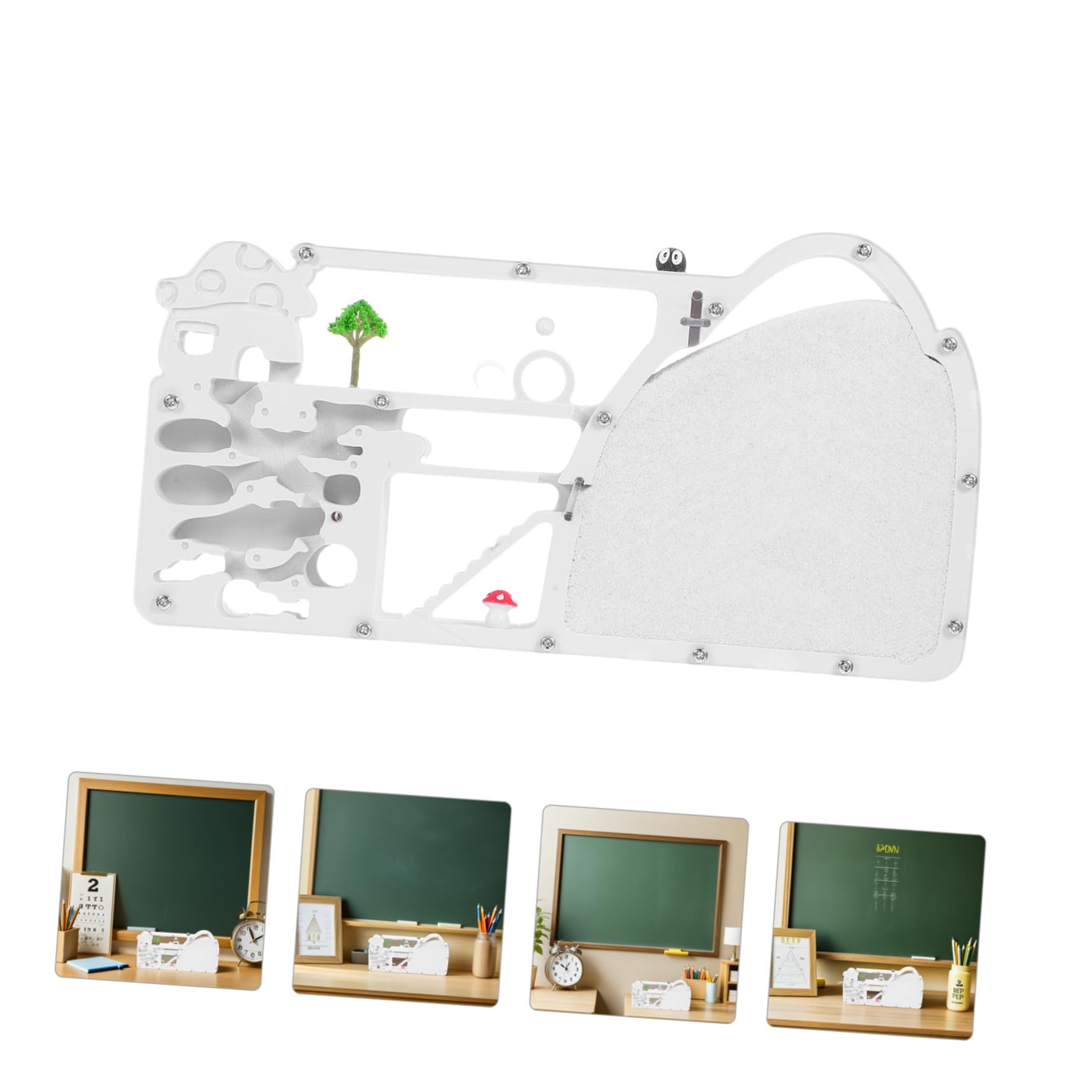 Kit Científico de Hábitat del Castillo de Hormigas para Niños | Jaula de Hormigas, Terrario de Hormigas Blanco Abs, Kit Científico Interactivo con Observación