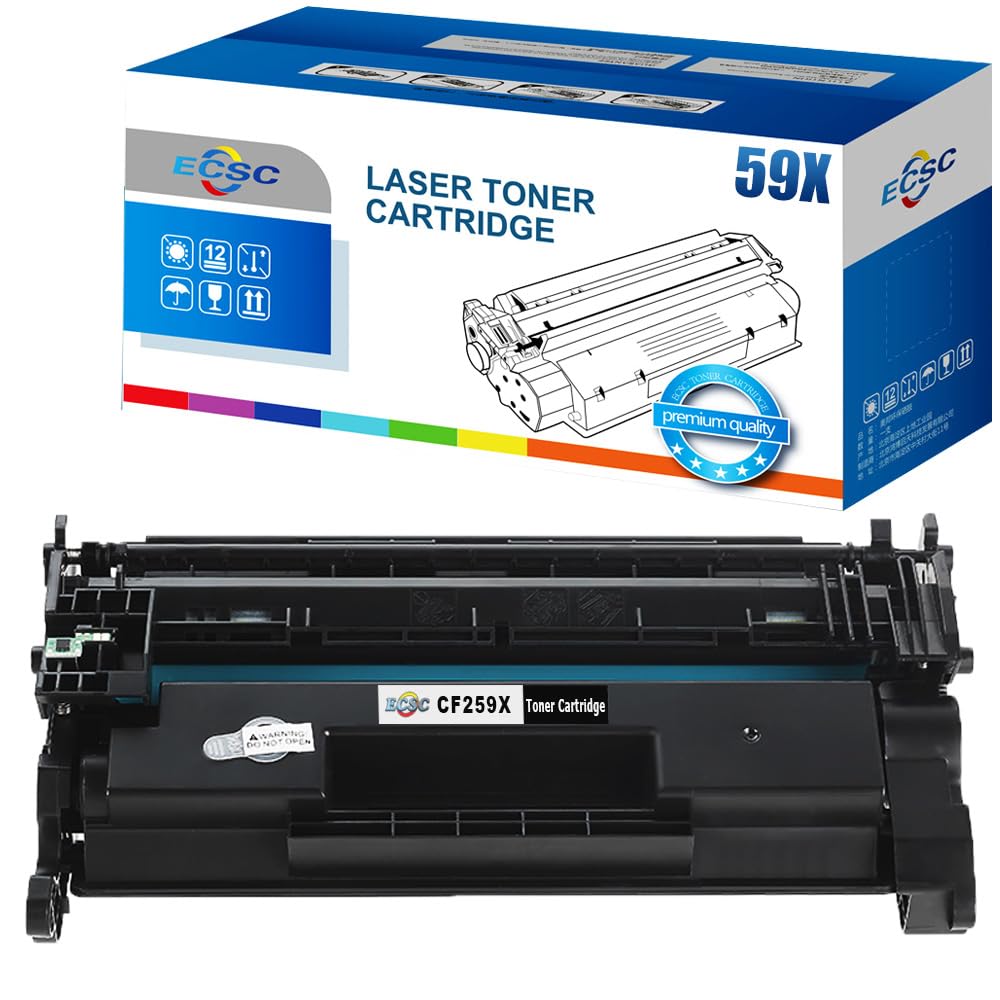 ECSC CF259X With Chip Toner Cartridge Replacement for HP 59X LaserJet Pro M304a M404dn M404dw M404n MFP M428dw MFP M428fdn MFP M428fdw Enterprise M406dn MFP M430f (Black)