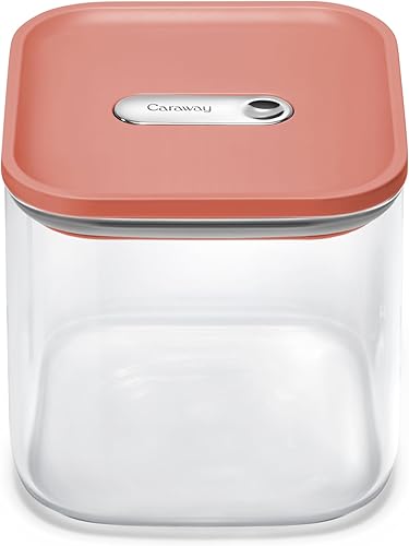 Miniatura 14 de Caraway 1 qt de vidrio Contenedor hermético de almacenamiento de alimentos con tapa – Contenedor de almacenamiento de cocina sin tóxicos, sin BPA –