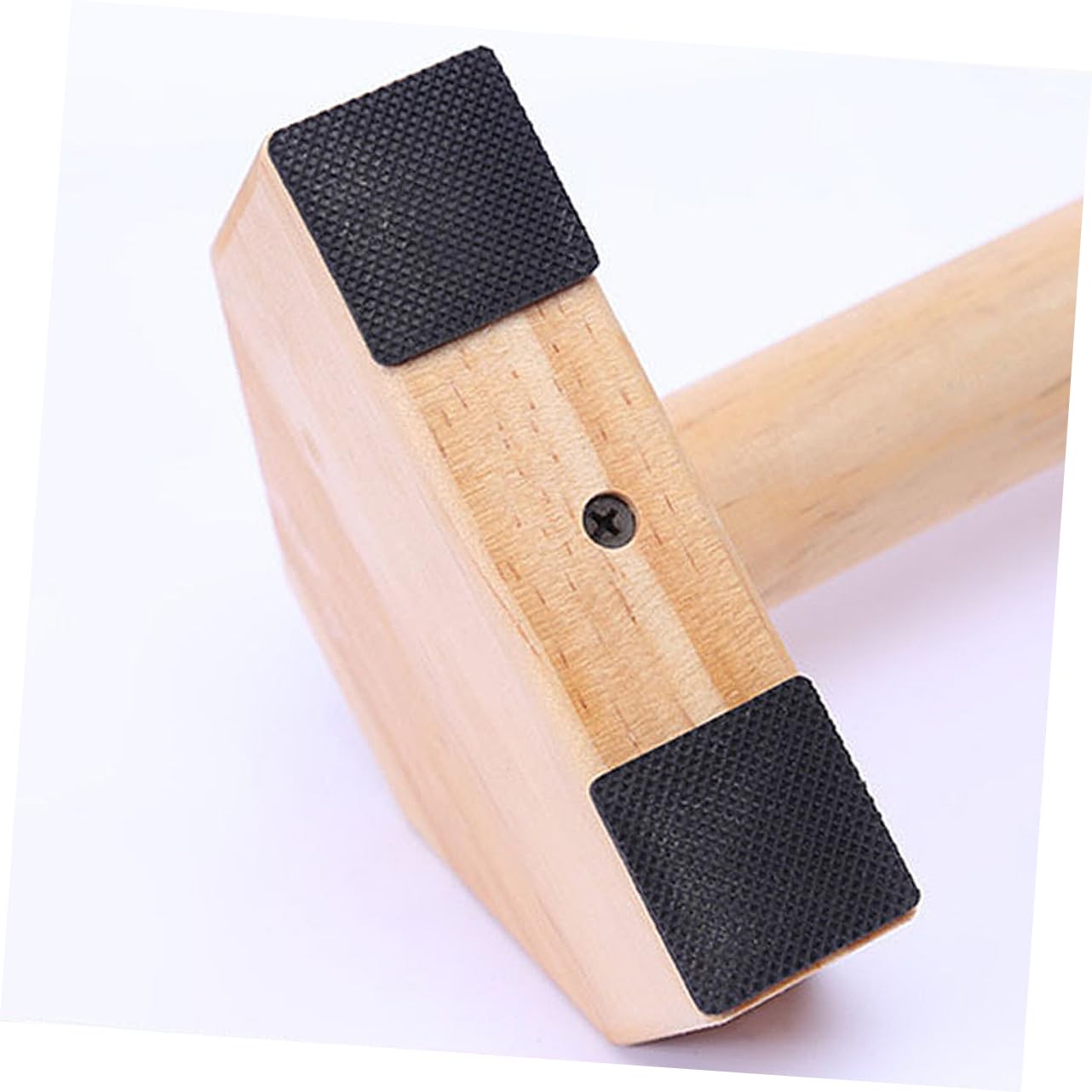 Toddmomy 1Pair Solid Wood Frame Durable Handstand Bars for Fitness Portable Strength Training Equipment for Home Workouts and Muscle Building