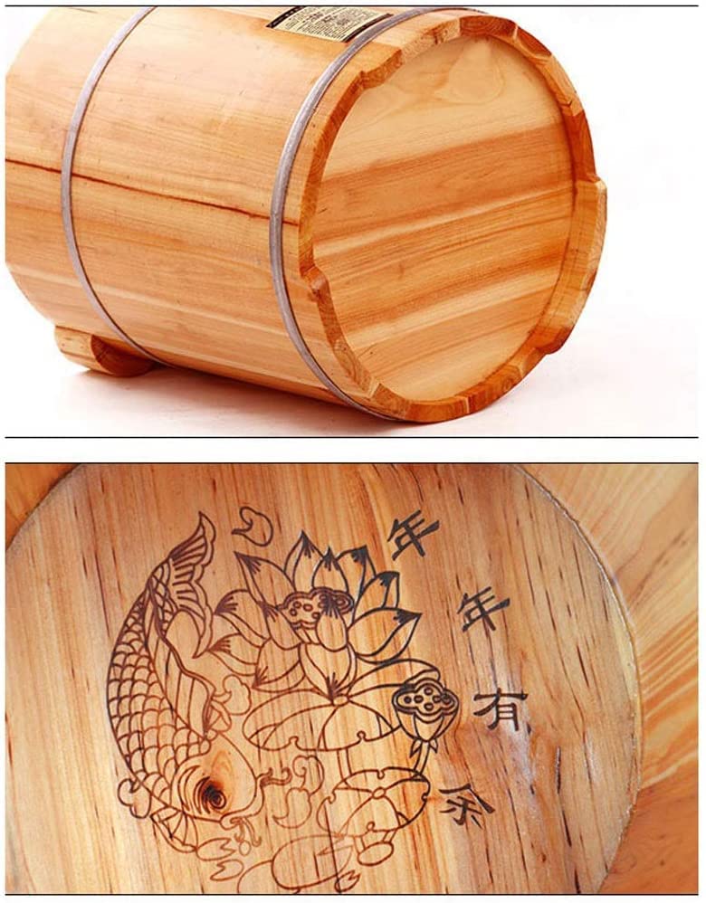 Katzowen Balde de Madera para Spa de Pies miniatura 7