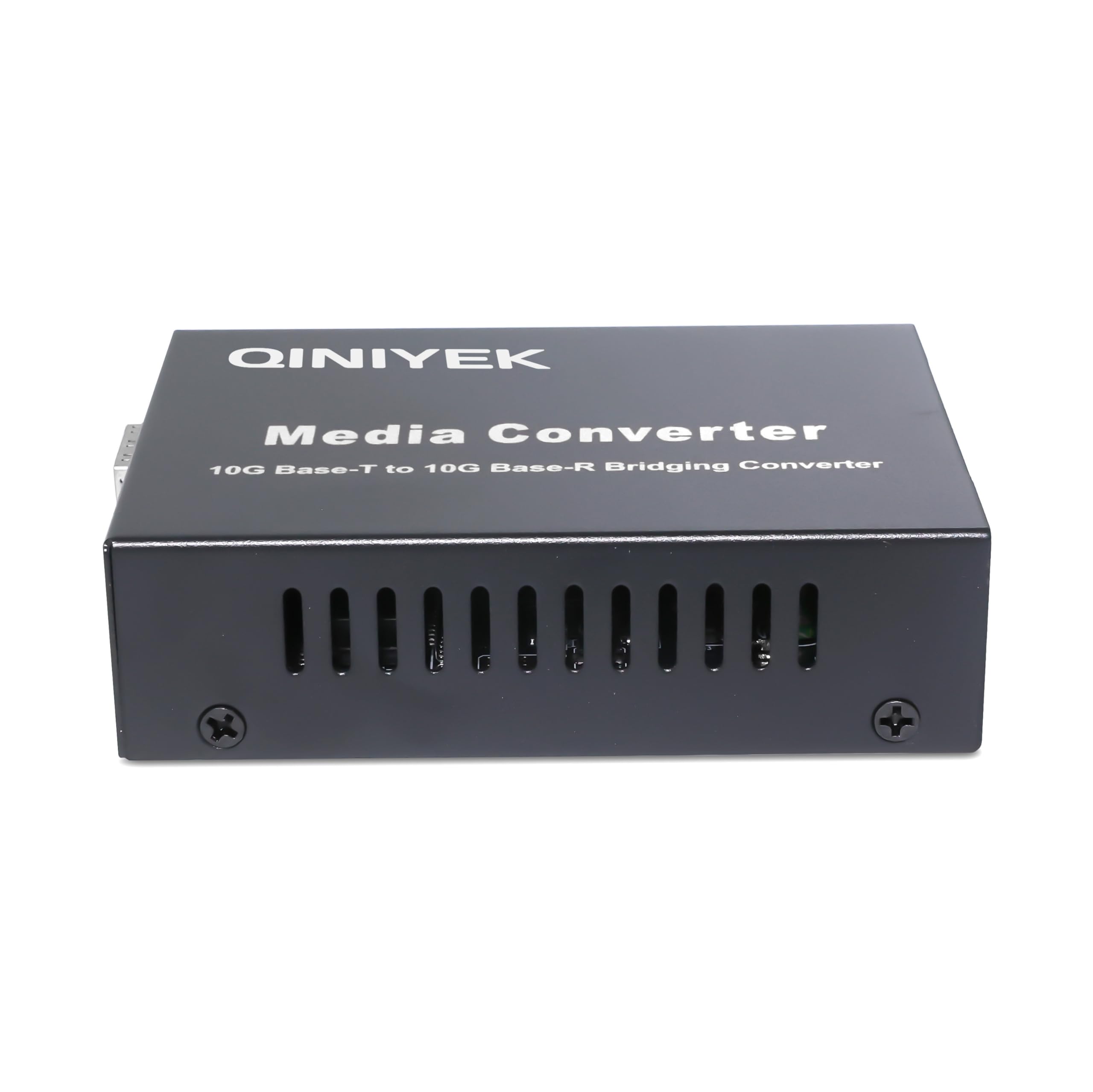 Convertitore multimediale SFP multi-Gigabit 10G, convertitore multimediale Ethernet a 2 porte 10G, 1 x 100M/1G/2.5G/5G/10GBase-T RJ45 a 1x 10GBase-X SFP+ Slot NDAA e TAA, adattatore di