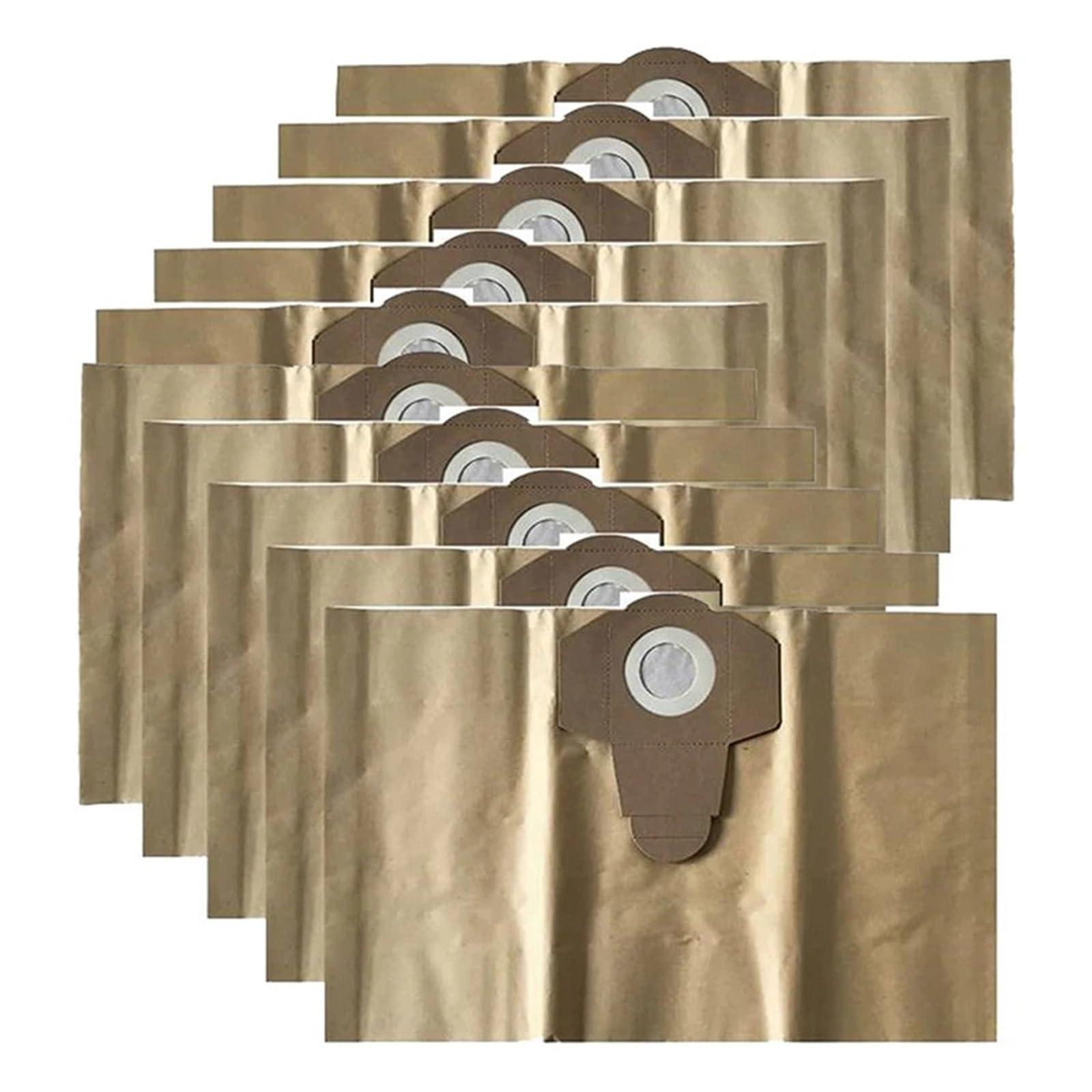 Bolsas For Aspiradoras con 10 Filtros, Compatibles con Aspiradoras En Seco Y Húmedo Parkside PNTS 1250 PNTS 1250/9 PNTS 1300 PWD 12 A1