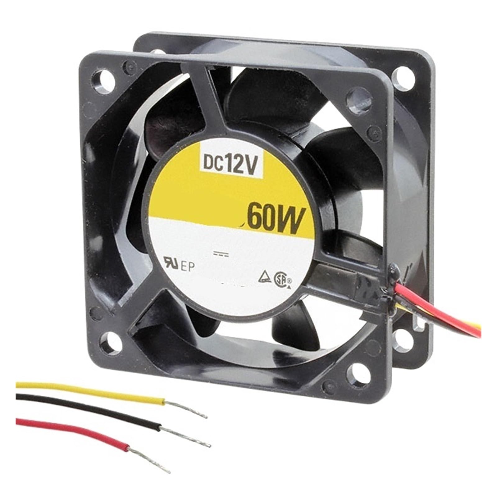 ZBWZXBDJ 9WP0612H401 12VDC FAN 60X60X25mm 1.32W 3wire 3800RPM
