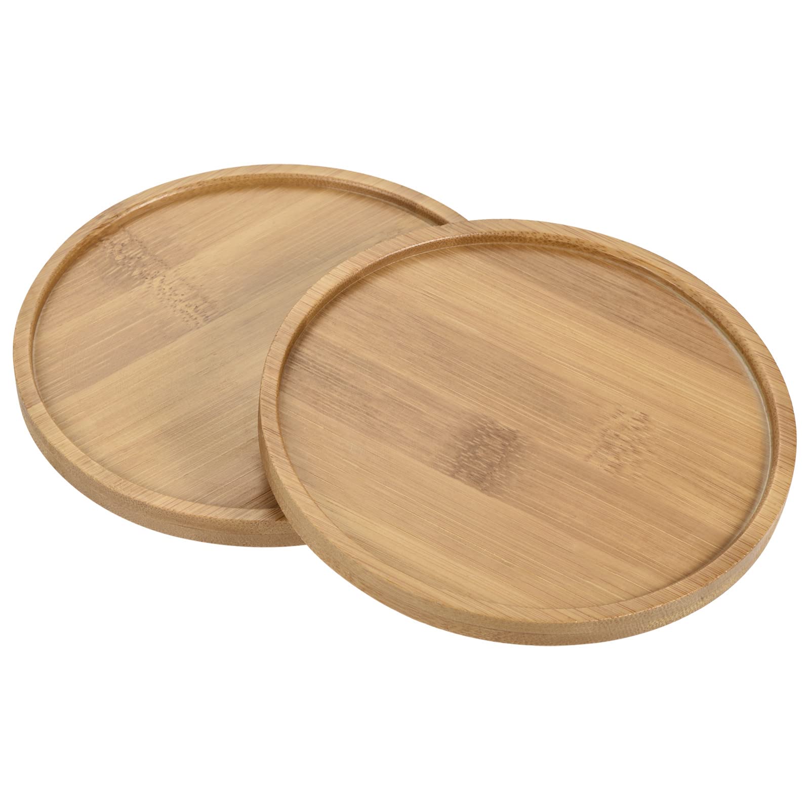 Soucoupe en bambou 14,5 cm dessous de pot de fleurs rond