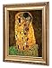 DECORARTS - The Kiss by Gustav Klimt. The World Classic Art Reproductions. Giclee Print with Matching Museum Frame. 20x24, Finished Size: 26x30